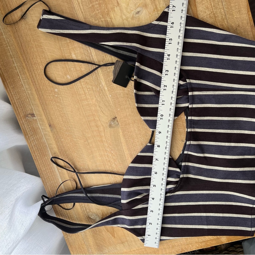 LIONESS Odette Stripe Top Size Medium AU New - Picture 7 of 8